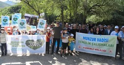 Tunceli’de, 7’den 70’e çevre temizliği #tunceli