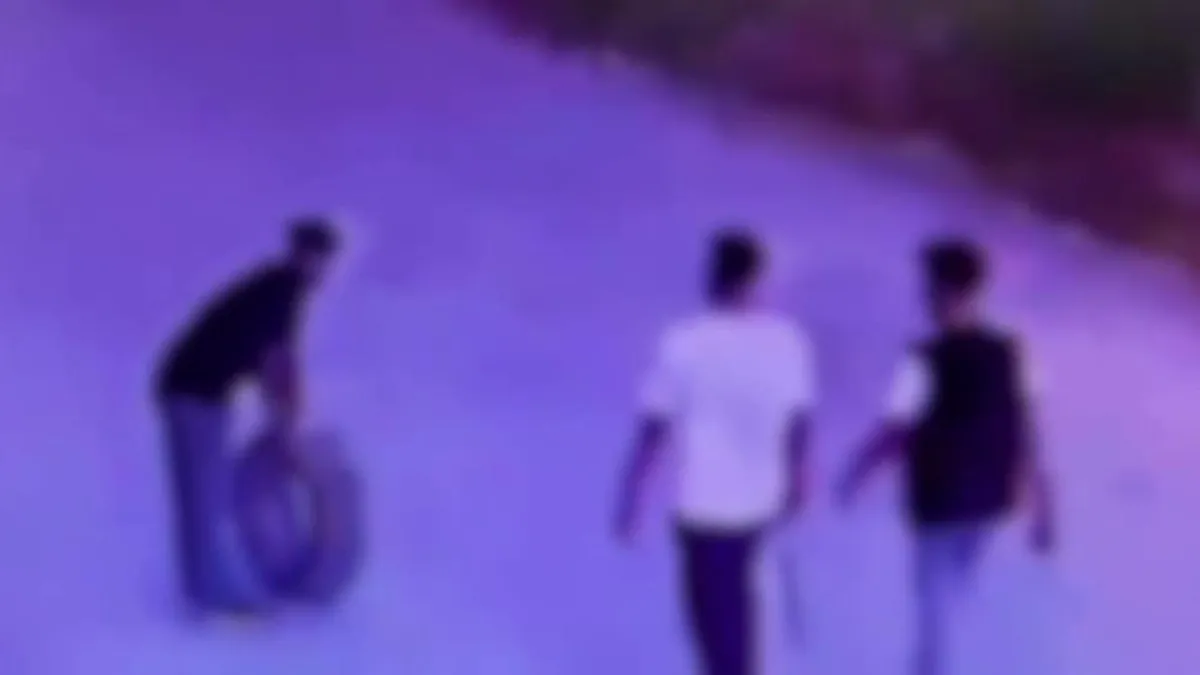 Hatay'da yaşanan lastik hırsızlığı olayı sonrası polis ekiplerinin çalışması
