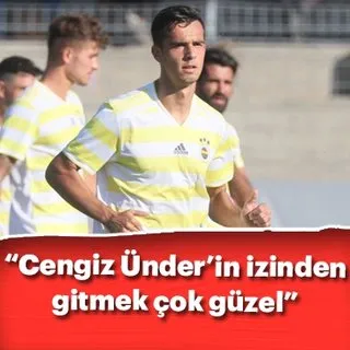 Barış Alıcı: Cengiz Ünder'in izinden gitmek çok güzel