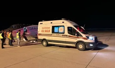 Ağrı'da kalp rahatsızlığı bulunan 2 hasta ambulans uçakla Ankara ve İstanbul’a sevk edildi #agri