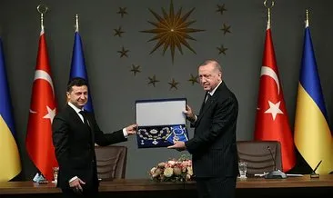 Başkan Erdoğan’a Ukrayna Devlet Nişanı verildi