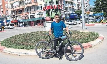 Bisikletli gencin ceza savaşı