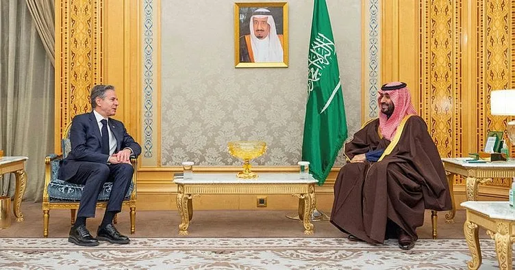 Veliaht Prens Bin Selman, ABD Dışişleri Bakanı Blinken ile görüştü