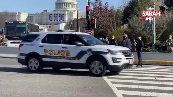 Washington'da Ulusal Muhafızlar, Kongre Binası çevresinde nöbetlerine devam ediyor | Video