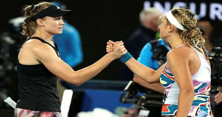 Avustralya Açık’ta tek kadınların ilk finalisti Elena Rybakina oldu