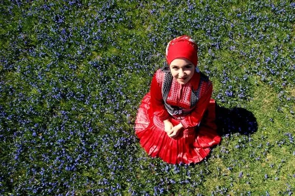 'Mor yayla'ya ziyaretçi akını