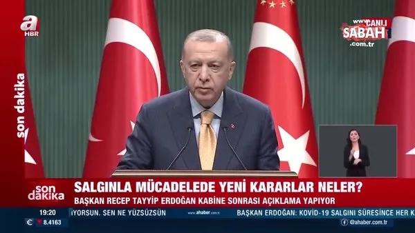 Başkan Erdoğan, Kabine sonrası açıkladı: Koronavirüste normalleşme takvimi belli oldu! Kısıtlamalar ne zaman kalkacak? | Video