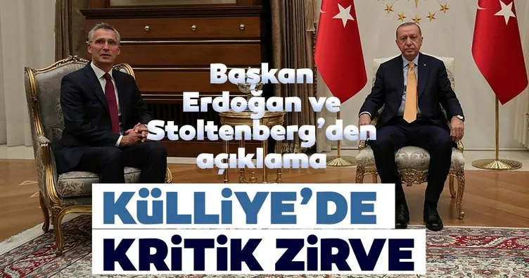 Son Dakika Haberi: Külliye’de Erdoğan-Stoltenberg zirvesi