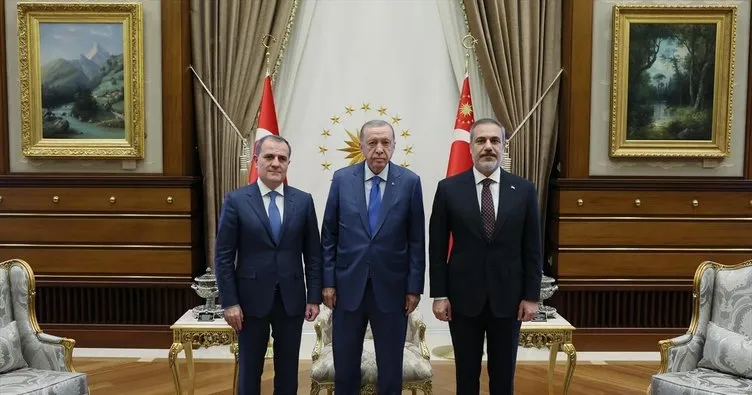 Başkan Erdoğan, Azerbaycan Dışişleri Bakanı Bayramov’u kabul etti