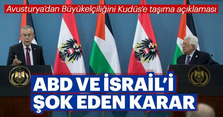 Avusturya İsrail Büyükelçiliğini Kudüs'e taşımayacak