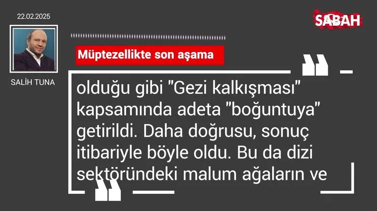 Salih Tuna | Müptezellikte son aşama