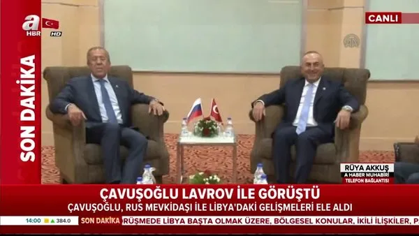 Son dakika: Dışişleri Bakanı Mevlüt Çavuşoğlu ile Lavrov arasında kritik 'Libya' görüşmesi! | Video
