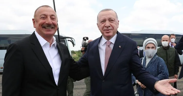 Son dakika: Tarihi kareler! Başkan Erdoğan İlham Aliyev'le birlikte Suşa'da