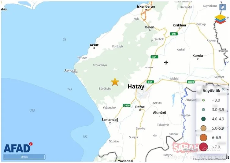 Son dakika Hatay’da deprem meydana geldi! Çevre illerde de hissedildi | 3 Mart AFAD ve Kandilli Rasathanesi verileri