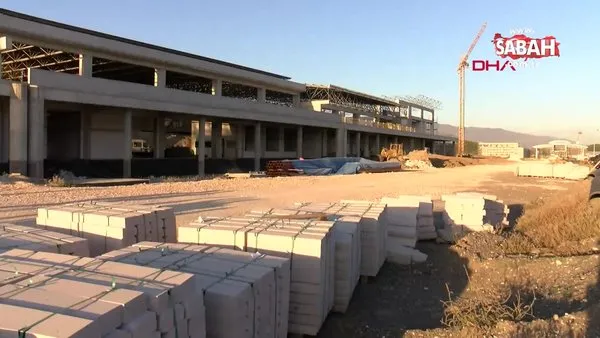 Tokat'ta, yüzde 65'lik kısmı tamamlanan yeni havaalanı böyle görüntülendi