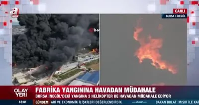 SON DAKİKA | Bursa İnegöl’de fabrika yangını! Dumanlar gökyüzünü kapladı: Ekipler seferber oldu | Video