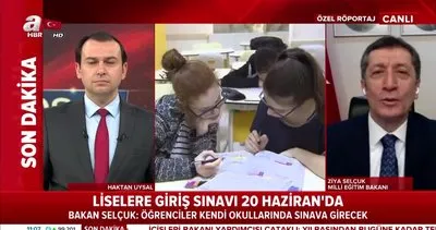 Milli Eğitim Bakanı Ziya Selçuk’tan canlı yayında flaş 2020 LGS açıklaması | Video