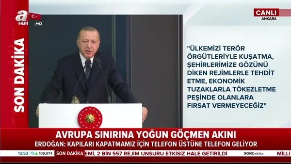 Cumhurbaşkanı Erdoğan'dan canlı yayında önemli açıklamalar (2 Mart 2020 Pazartesi) | Video