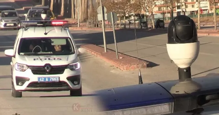 Güneşlikle yüzünü gizledi! PTS ele verdi