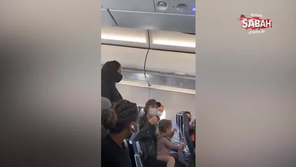 ABD'de tepki çeken olay! 2 yaşındaki çocuk maskesini çıkartınca, aile uçaktan indirildi | Video