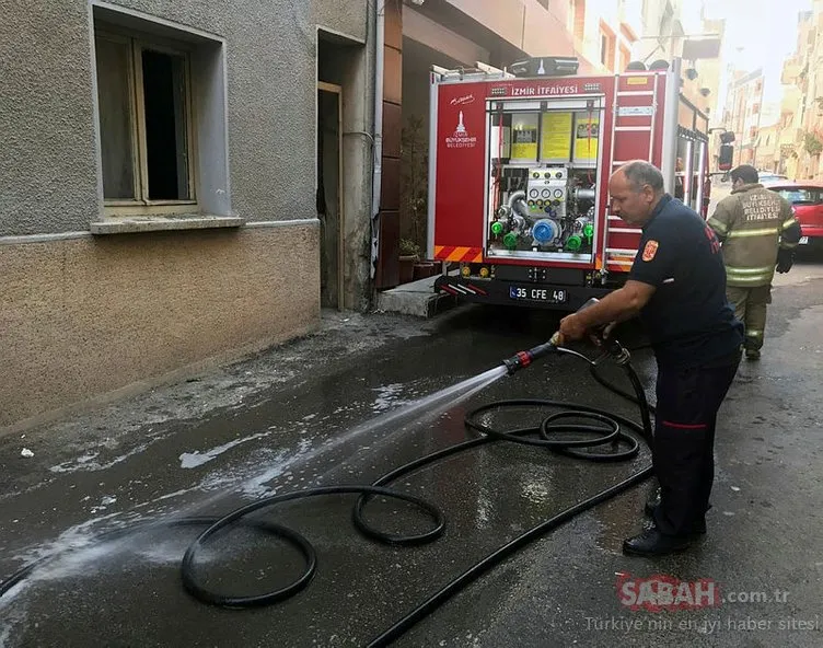 İzmir’de şarjda bırakılan taşınabilir batarya yangına neden oldu