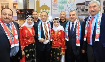 Yerel Yönetimler Başkanı Özhaseki Şanlıurfa standında #sanliurfa