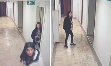 Bahçeşehir’de kadın hırsız çetesi kamerada: Sitelere dadandılar!