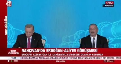 Son Dakika: Nahçıvan’da Başkan Erdoğan-Aliyev görüşmesi! İki liderden ortak açıklama | Video