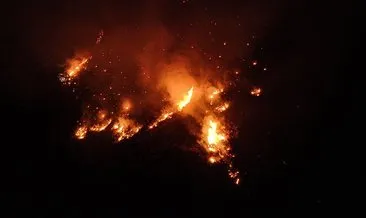 O anlar saniye saniye kamerada! A Haber ekibi Hatay'da alevlerin ortasında kaldı #hatay