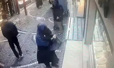 Kadın kılığında milyonluk hırsızlık