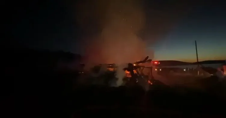 Bolu’da yaylada yangın: 2 ev küle döndü