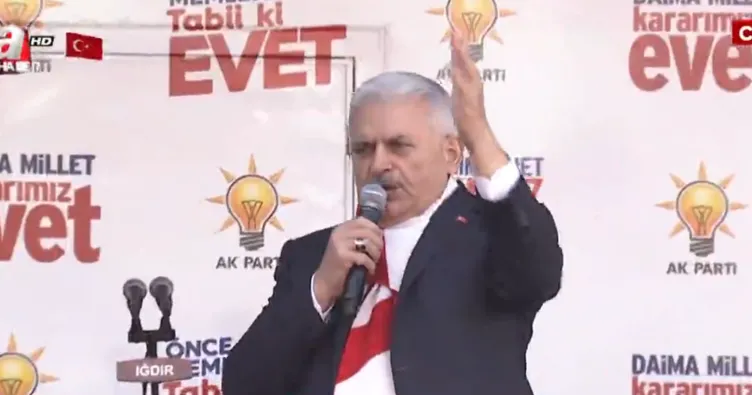 Başbakan Binali Yıldırım: Erzurumlu TEYO pehlivan bunu görse pataklar