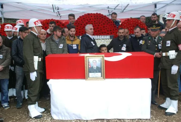 Şehit Piyade Uzman Çavuş Necmettin Yiğit son yolculuğuna uğurlandı