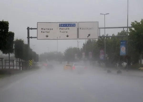 İstanbul'da şiddetli yağış