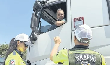 Yolları denetlemiyor sizleri koruyoruz