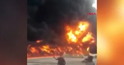Nijerya’da petrol taşıyan tankerde patlama | Video