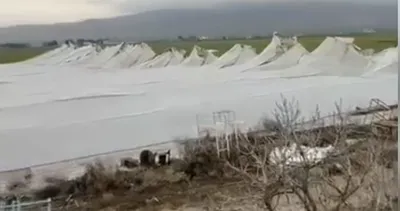 Nusaybin’de dolu ve sağanak etkili oldu!