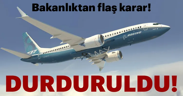 Son dakika: Bakanlıktan flaş karar! Uçuşları durduruldu...