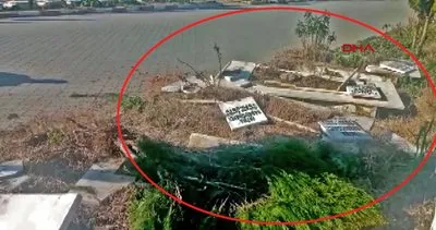 SON DAKİKA: Manisa’da mezarlıkta şoke eden olay! Güvenlik kamerası görüntüleri... | Video