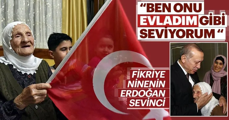 Fikriye ninenin Cumhurbaşkanı Erdoğan ile görüşme sevinci