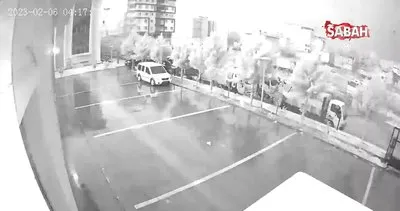 Kahramanmaraş’taki ilk depremin yıkıcı etkisi kamera kayıtlarına yansıdı | Videp
