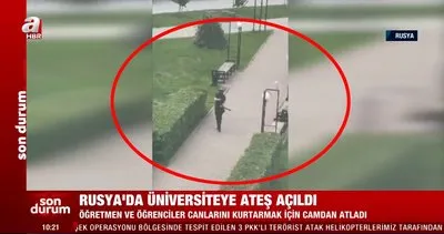 SON DAKİKA: Rusya’da üniversite katliam yapan saldırgan kamerada! Dehşet görüntüleri ortaya çıktı...