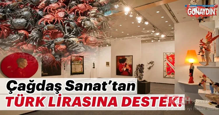 Çağdaş sanattan Türk Lirası’na destek!
