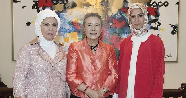 Emine Erdoğan Ban Ki-Moon’un eşinin çay davetine katıldı