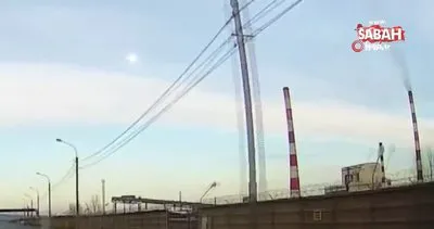 Rusya’da meteor düşme anı kameraya böyle yansıdı