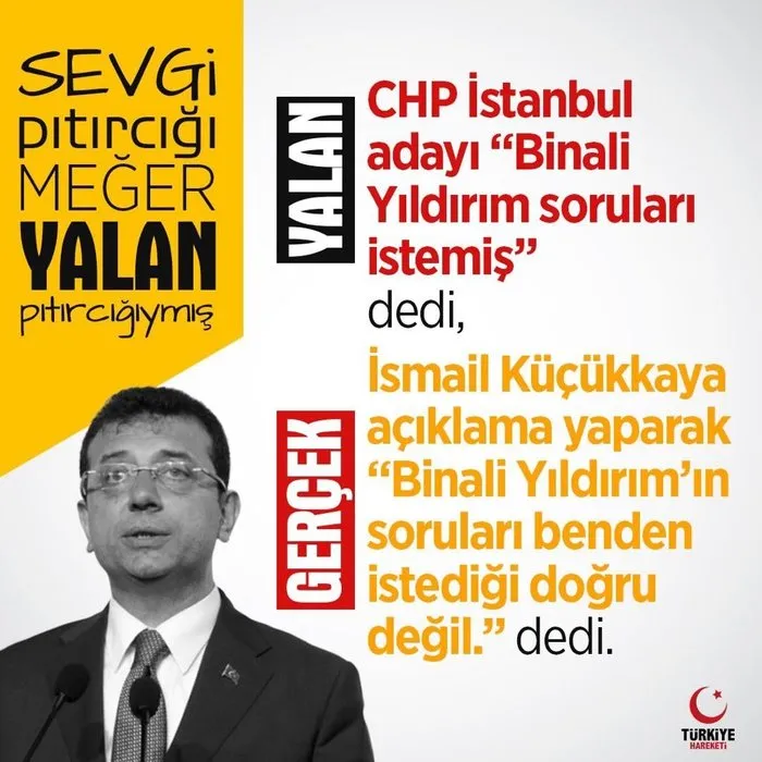 CHP adayı Ekrem İmamoğlu'nun yalanları Twitter'da gündem oldu