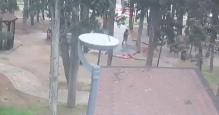 TÜGVA’ya bombalı saldırıdan yeni görüntü: Terörist dikkat çekmemek için bakın neler yapmış!