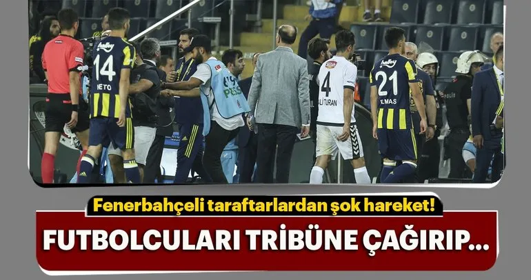 Fenerbahçeli taraftarlardan Volkan Demirel ve Hasan Ali’ye şok hareket!