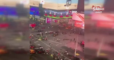 New York Times Meydanı’nda motor sesini silahlı saldırı sanılınca panik yaşandı!
