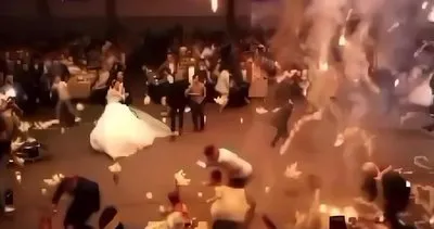 Son dakika | Düğün değil resmen facia: Gelin ve damat dans ettiği sırada başlayan felakette yasak madde detayı